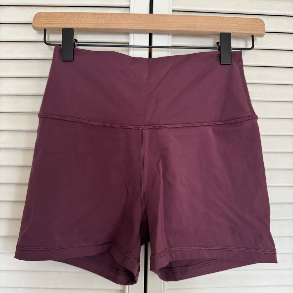 CRZ YOGA 3” Biker Shorts in Eggplant
